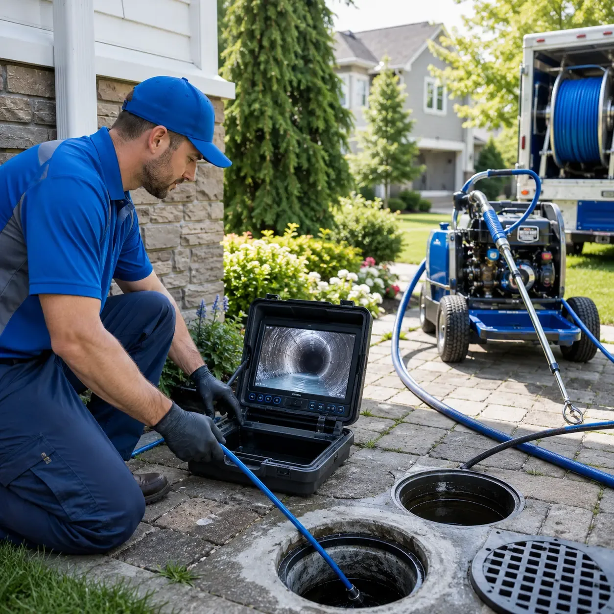 Outdoor drain cleaning professionals serving Garfield, NJ